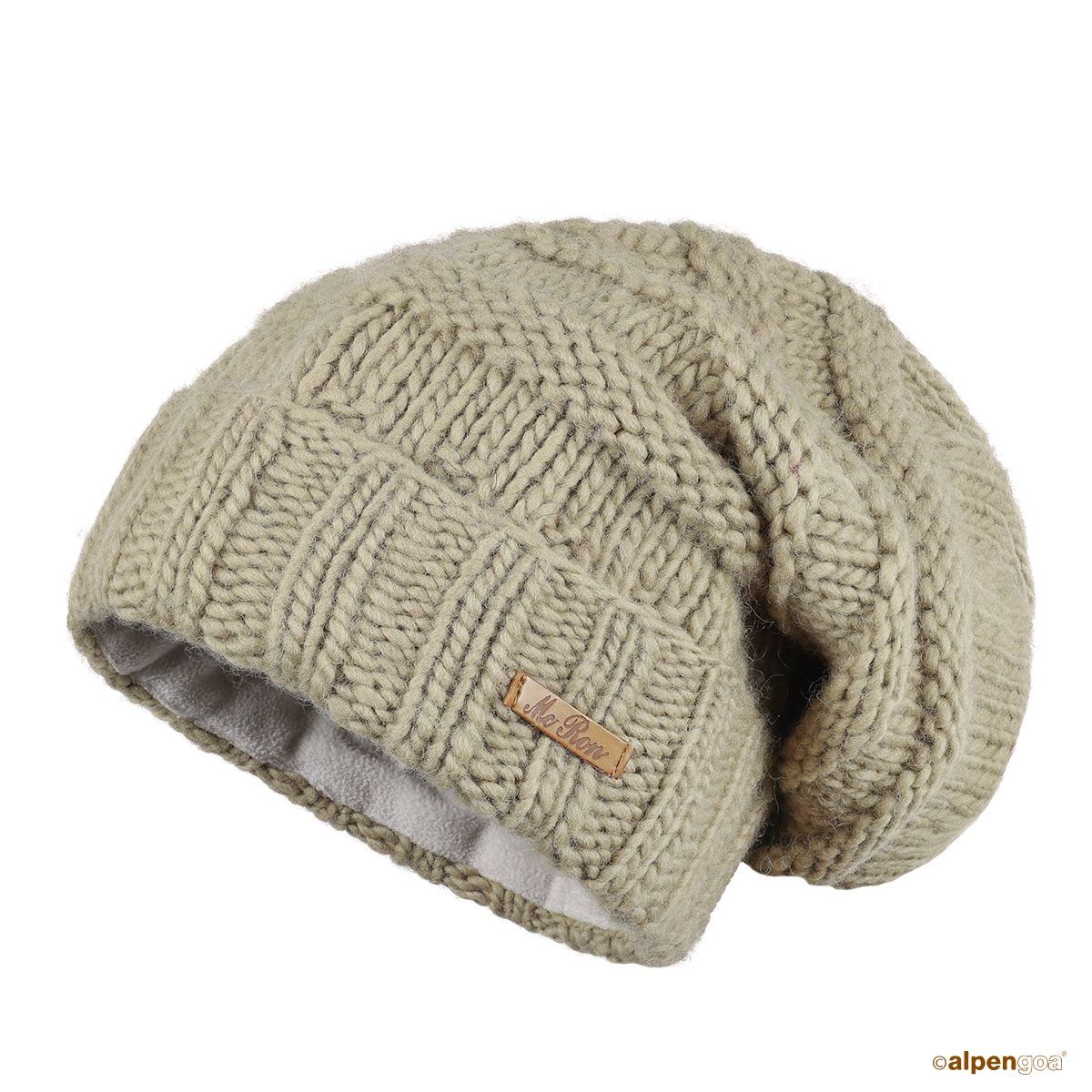 Beanie Wollmütze Balloa Beige